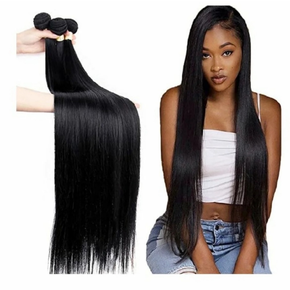 26 28 30 Inch Straight  Human Hair Bundle